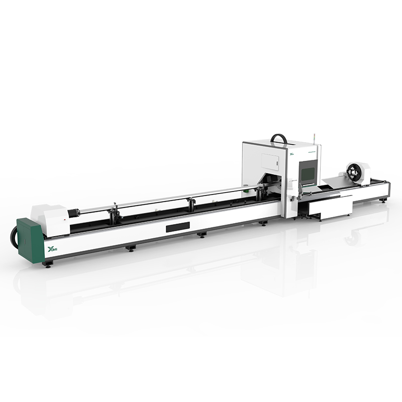 Three-chuck tube fiber laser cutting machine