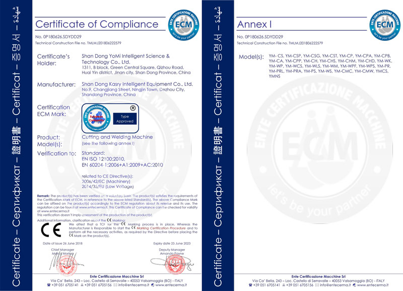 Certificate of Compliance